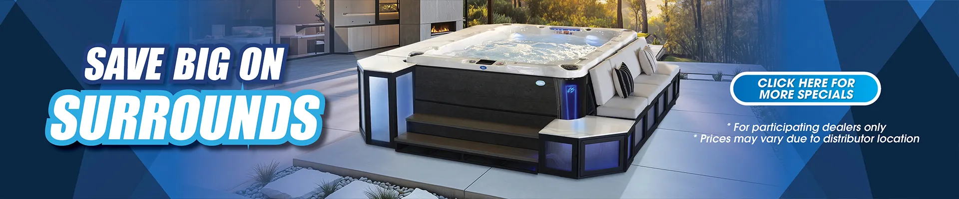 Calspas hot tub being used in a family setting - Waukegan
