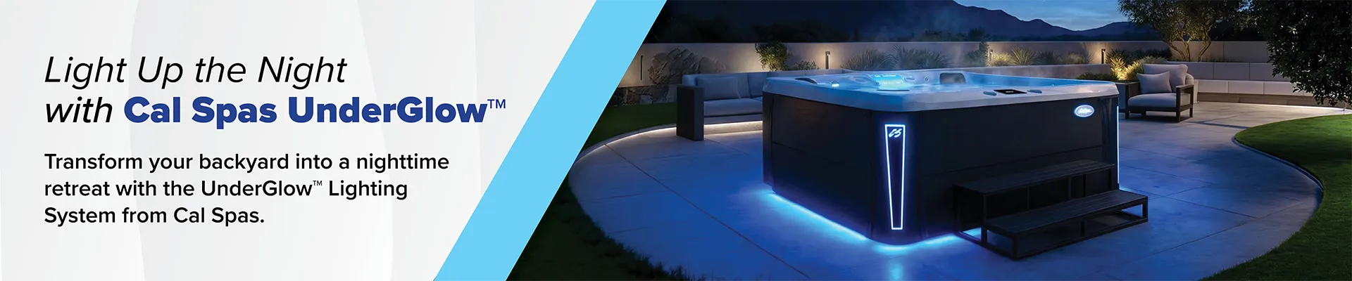 Calspas hot tub being used in a family setting - Waukegan